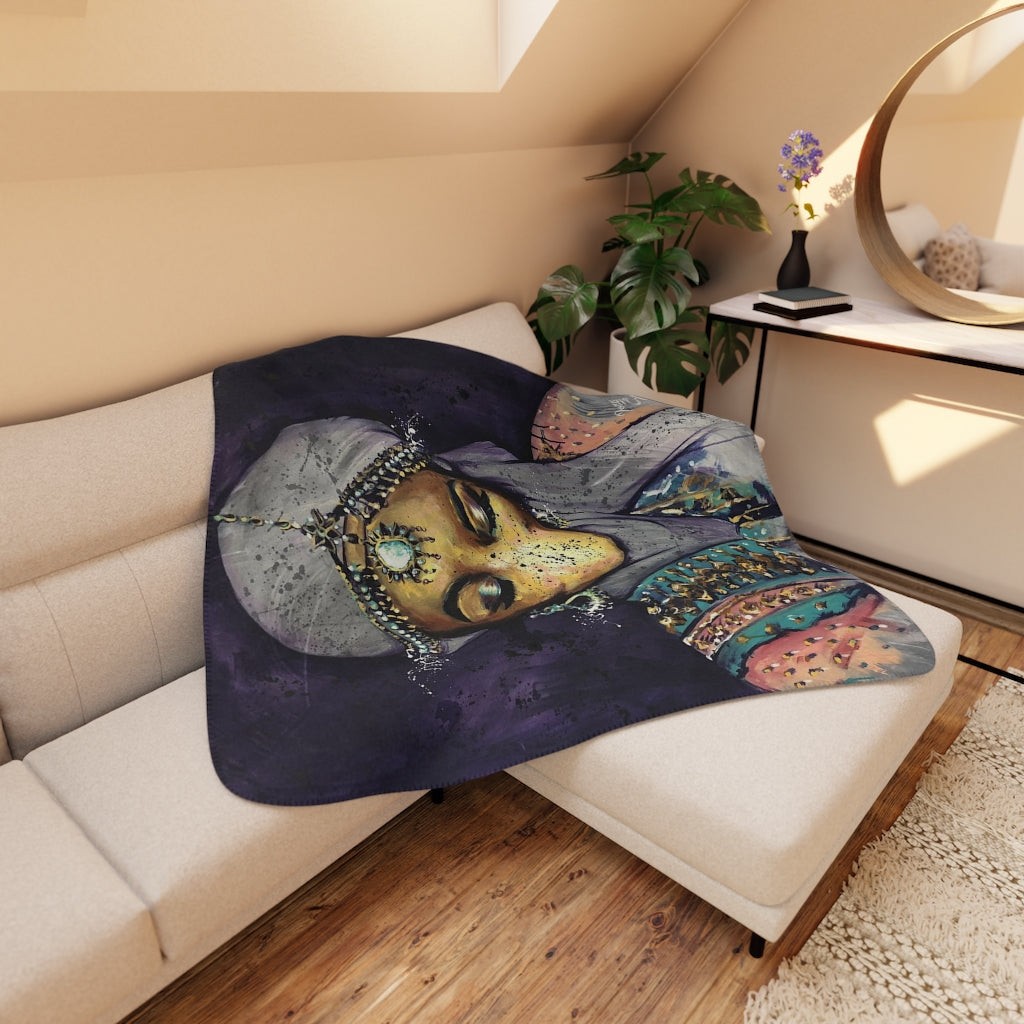 Naturally Juwie Tan Sherpa Blanket