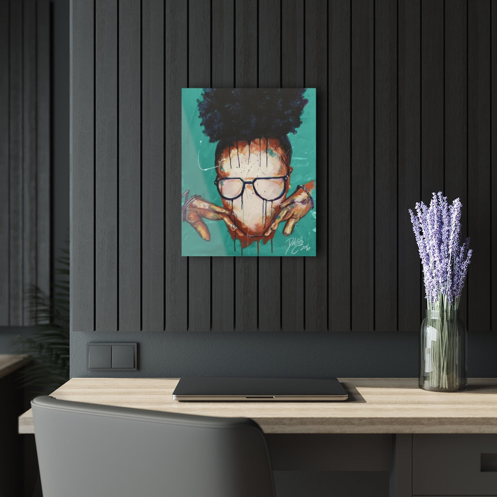 Naturally VIII TEAL Acrylic Prints (French Cleat Hanging)