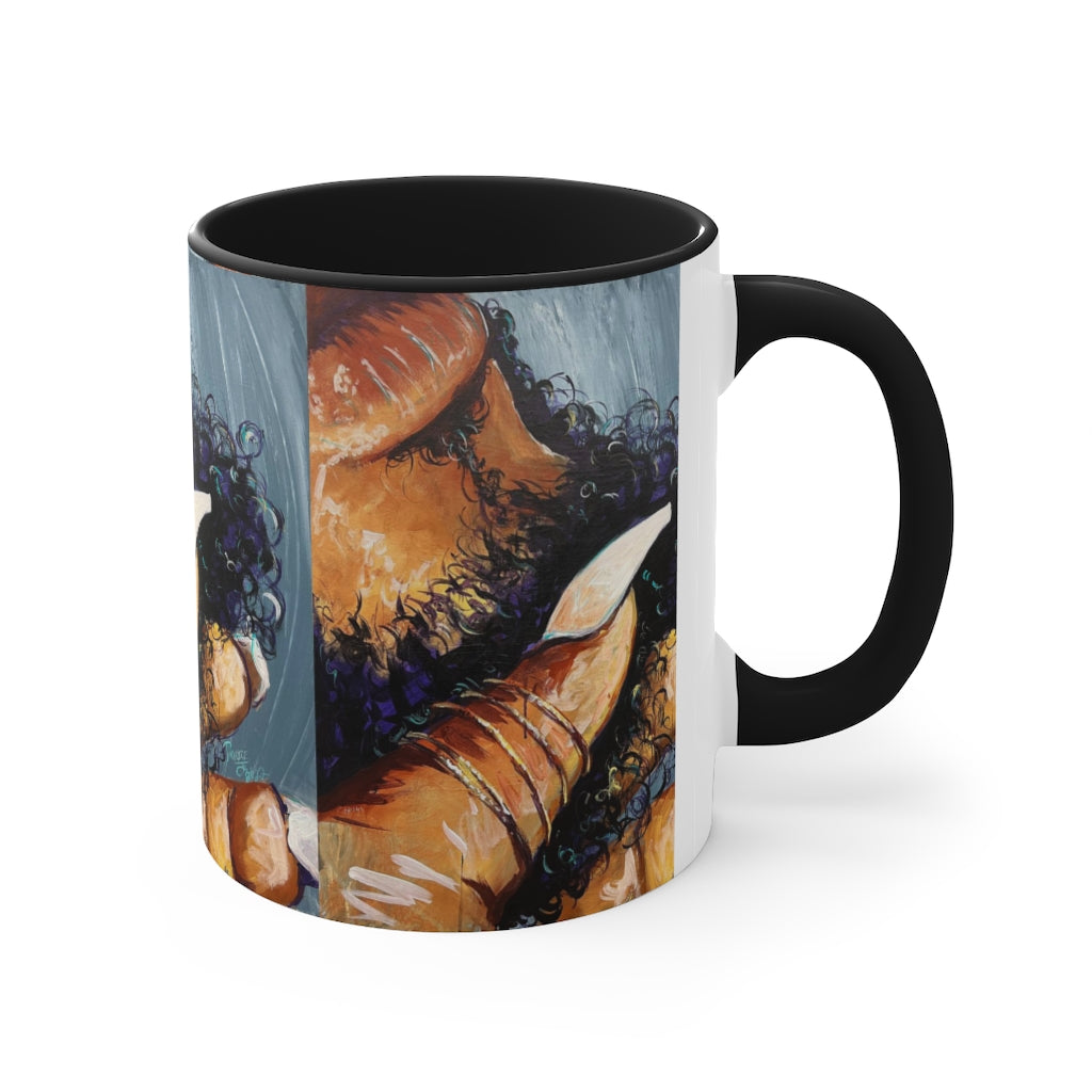 Naturally Black Love X Accent Coffee Mug, 11oz