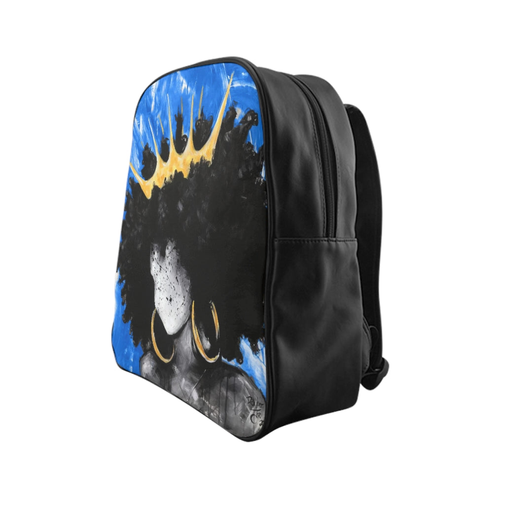 Naturally Queen III BLUE School Backpack