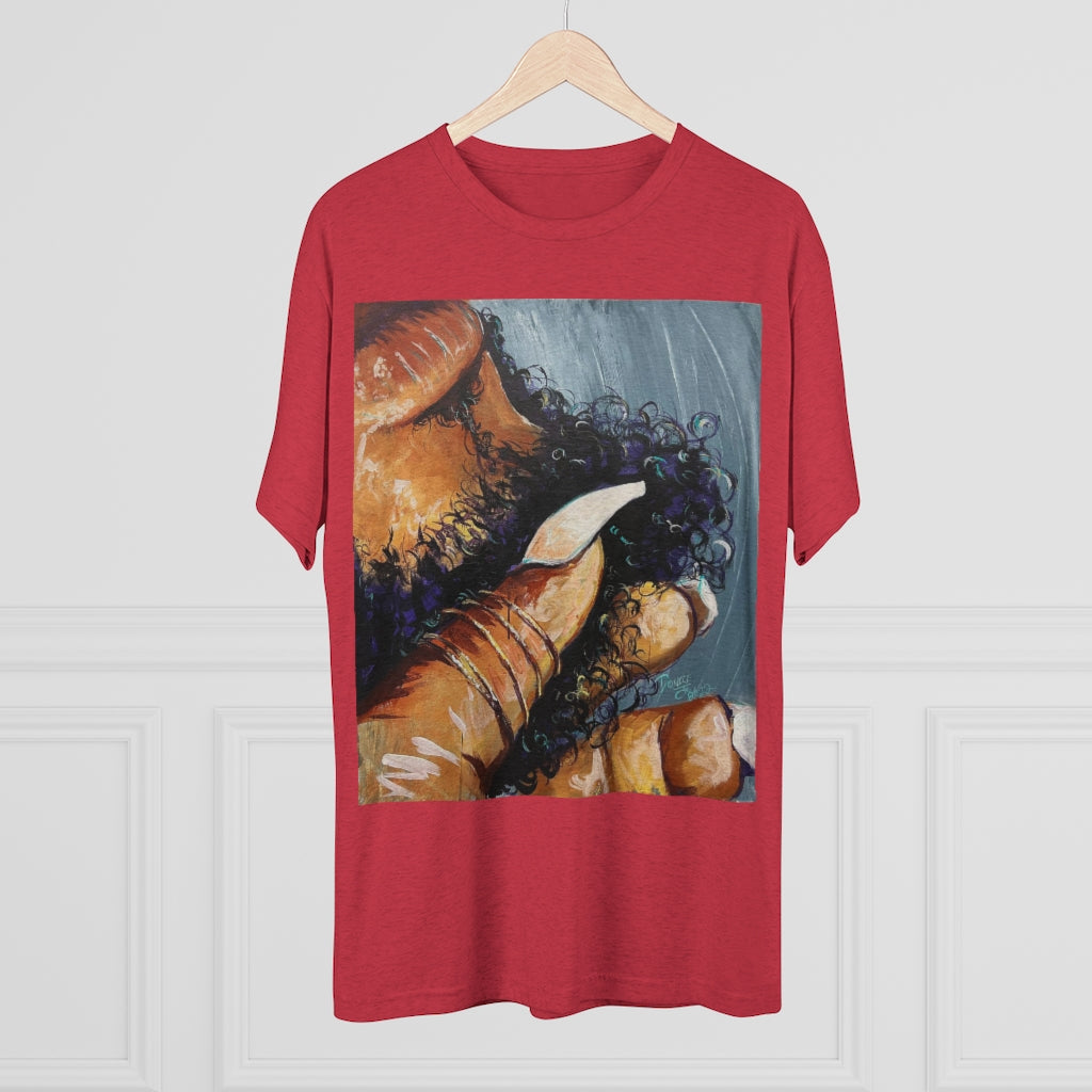 Naturally Black Love X Unisex Tri-Blend Crew Tee