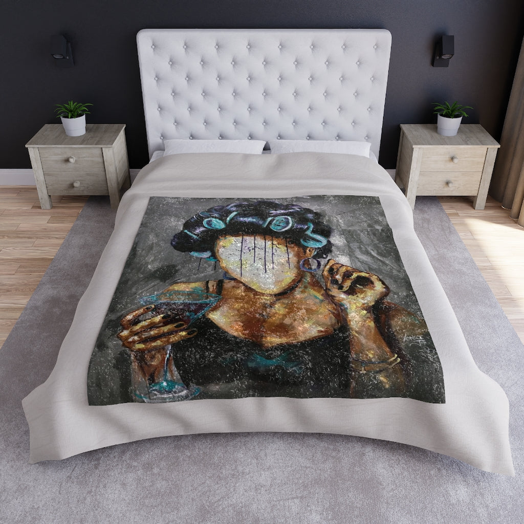 Undressed X Crushed Velvet Blanket