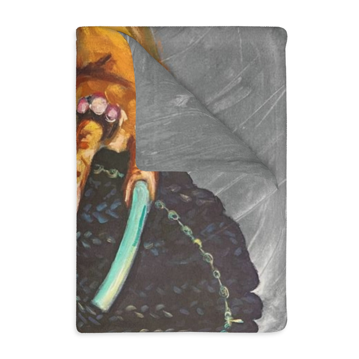 Naturally the Culture I Velveteen Minky Blanket (Two-sided print)