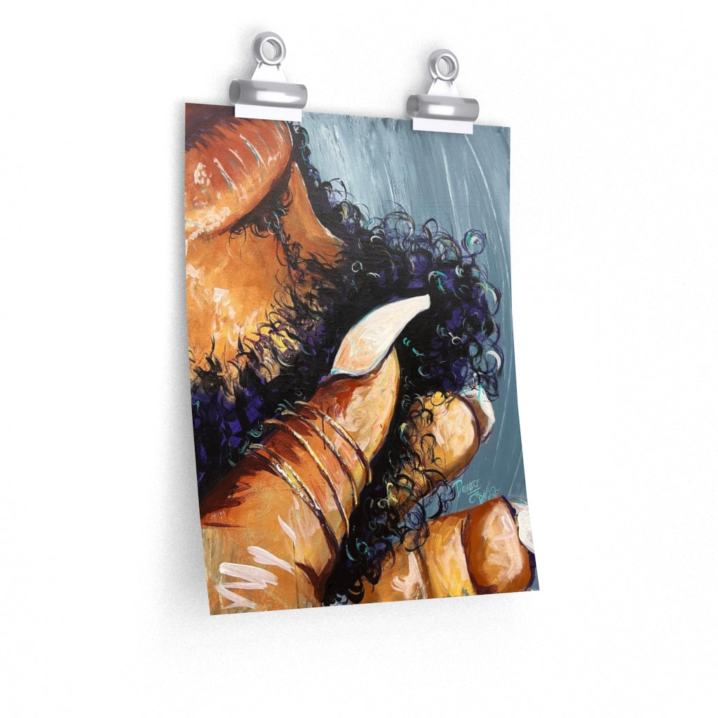 Naturally Black Love X Premium Matte vertical posters