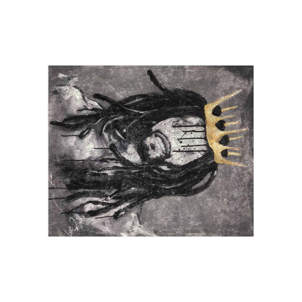 Naturally King II Crushed Velvet Blanket