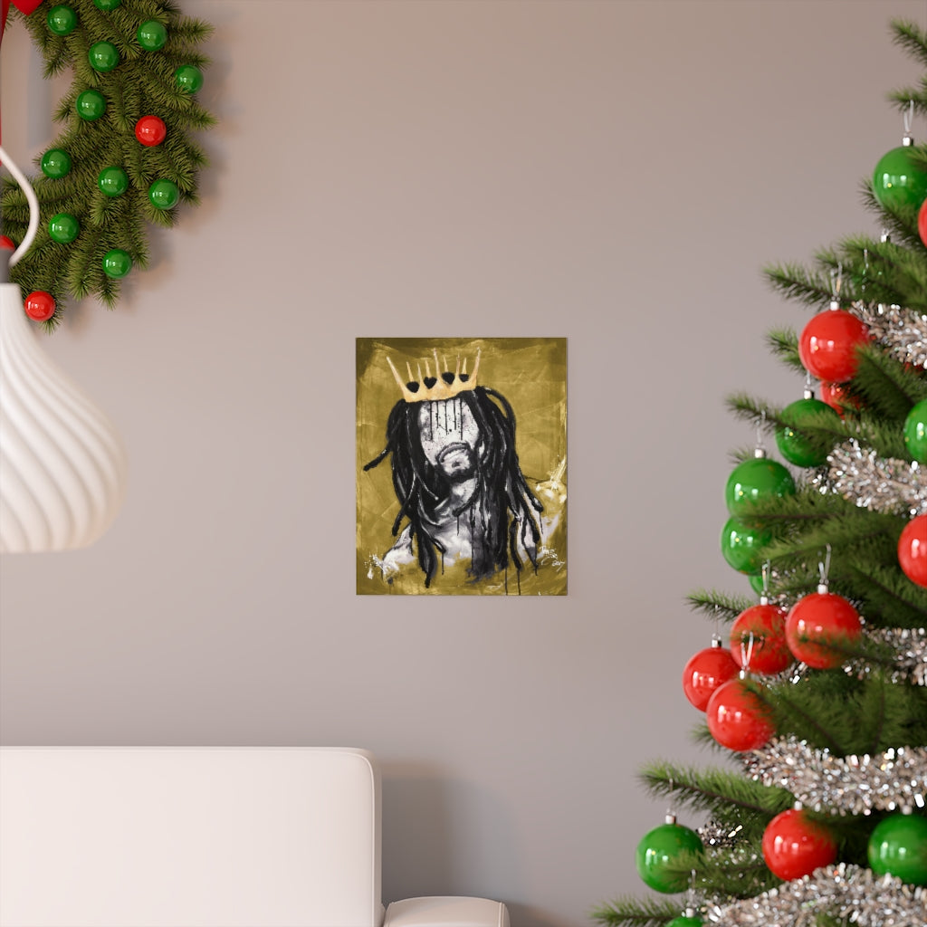 Naturally King II GOLD Premium Matte vertical posters