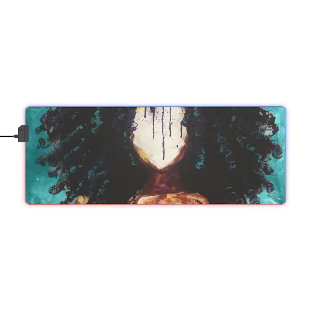 Naturally I TEAL LED Gaming Mouse Pad
