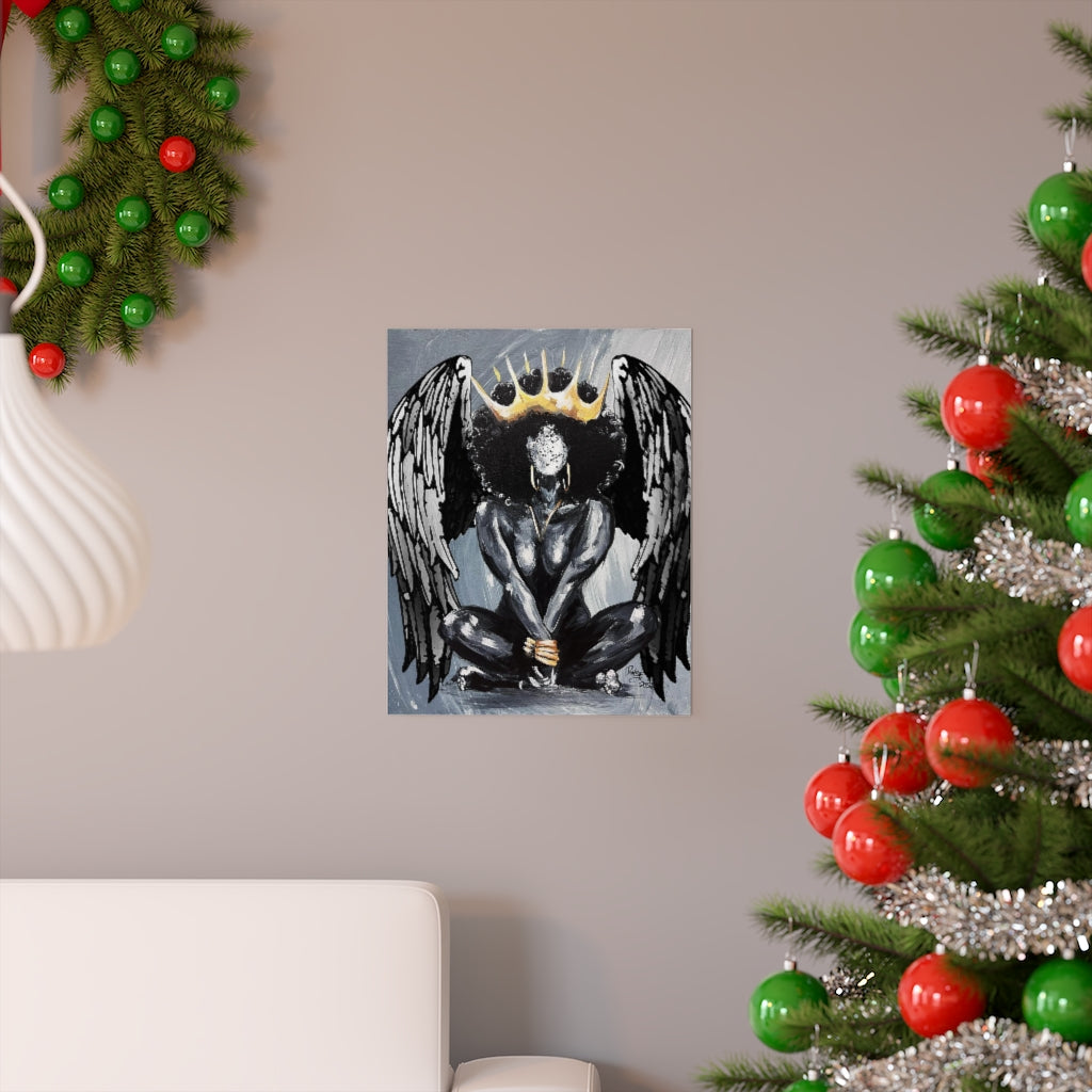 Naturally Queen XIX Angel Premium Matte vertical posters