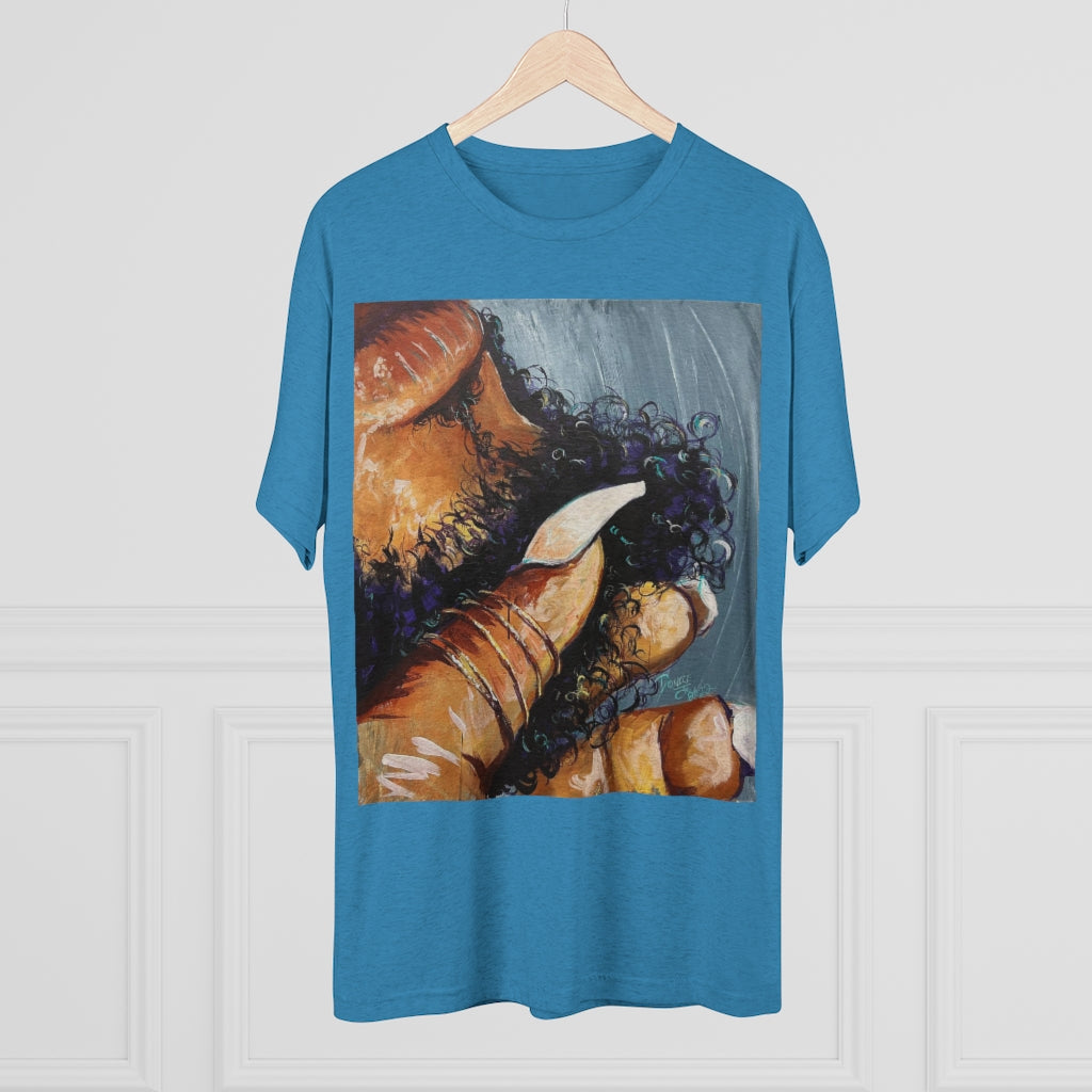 Naturally Black Love X Unisex Tri-Blend Crew Tee