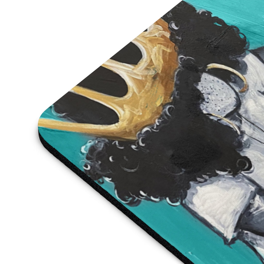 Naturally Queens I TEAL Mousepad