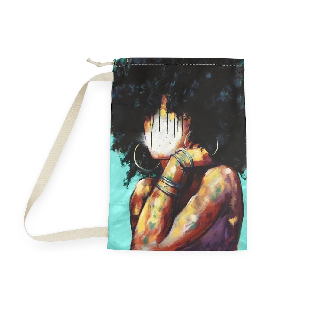 Naturally II TEAL Laundry Bag