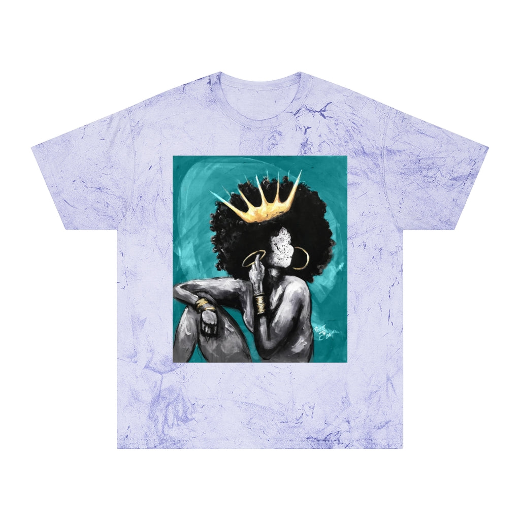 Naturally Queen VI Teal Unisex Color Blast T-Shirt