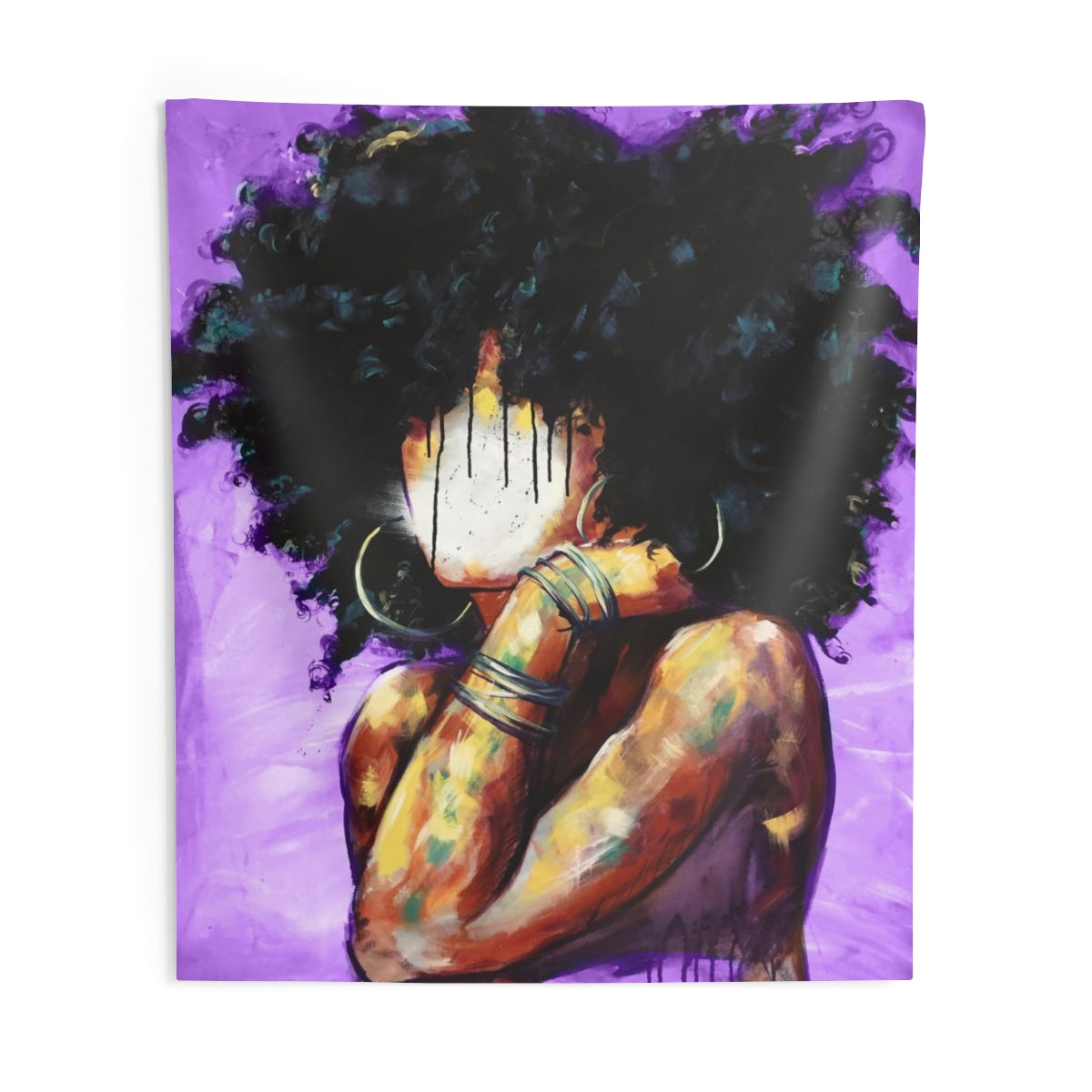 Naturally II PURPLE Indoor Wall Tapestries