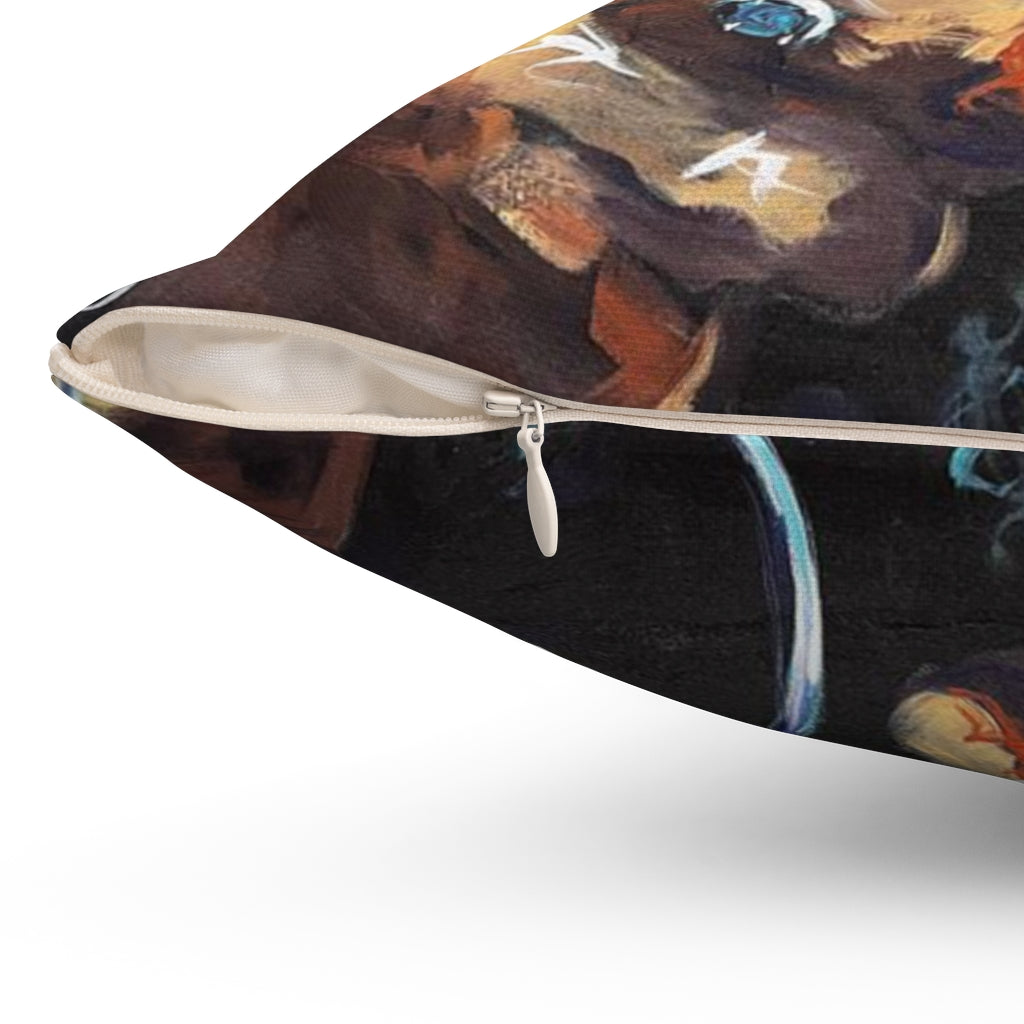 Naturally Dope III Spun Polyester Square Pillow Case