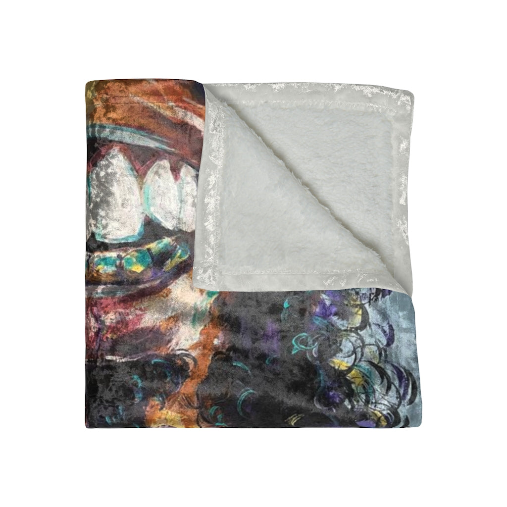 Naturally Black Love XI Crushed Velvet Blanket