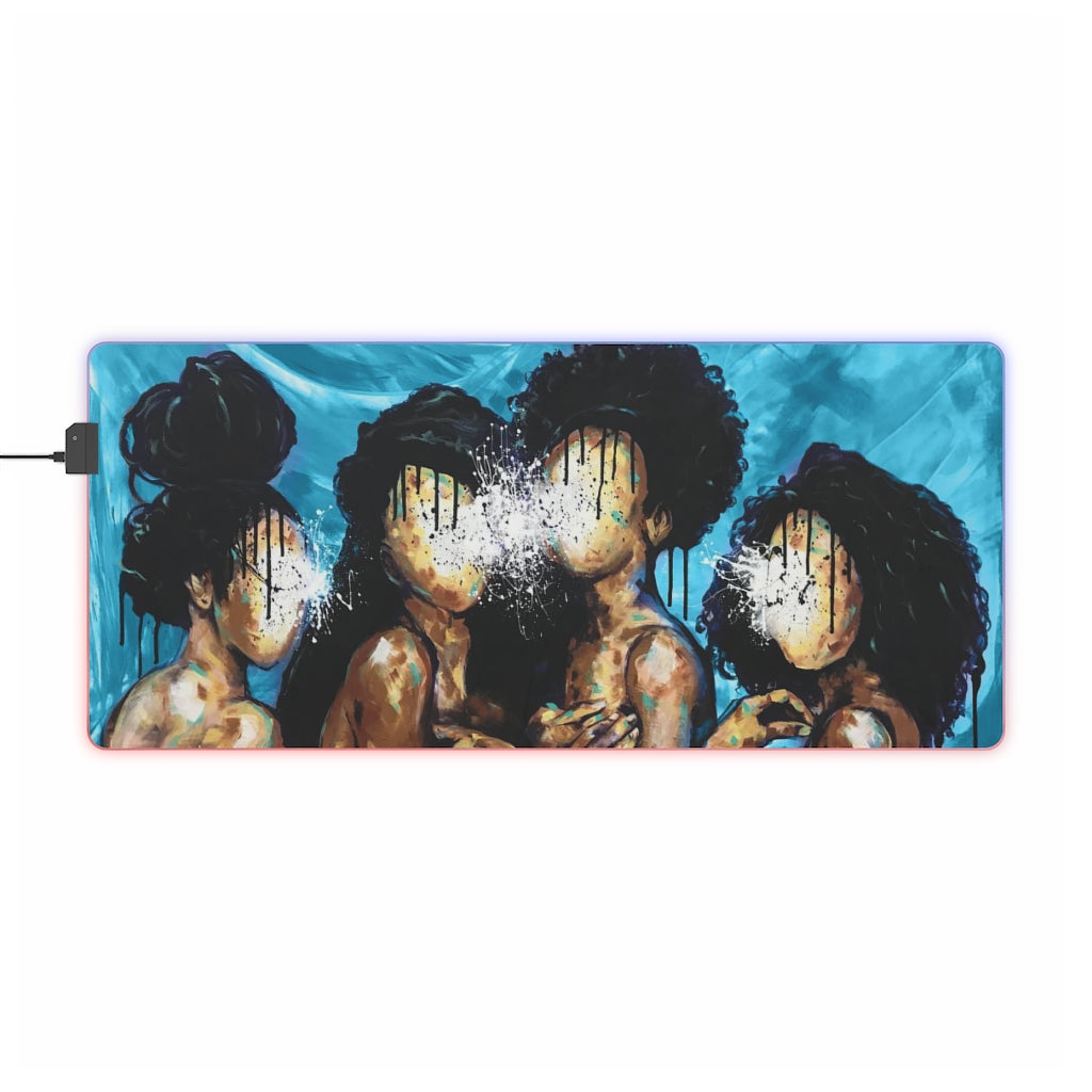 Naturally XLIV BLUE LED Gaming Mouse Pad