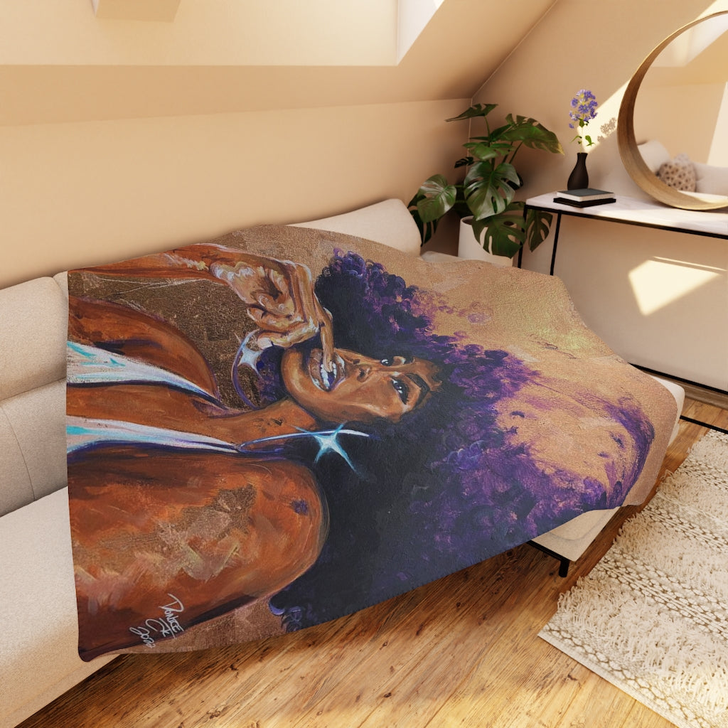 Naturally Ramona Tan Sherpa Blanket