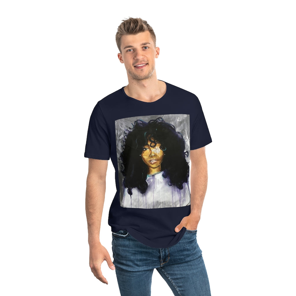 Naturally Sza Men's Jersey Curved Hem Tee