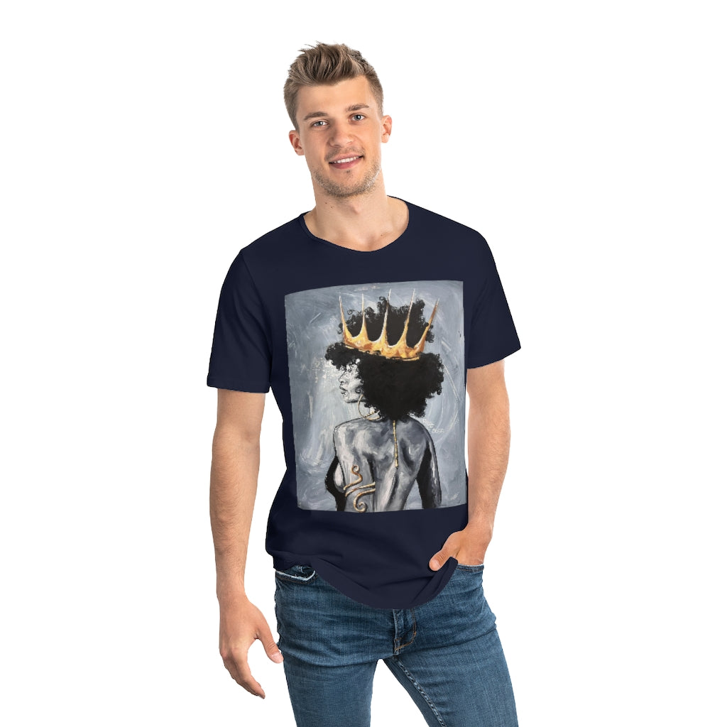 Naturally Queen XXII Men's Jersey Curved Hem Tee