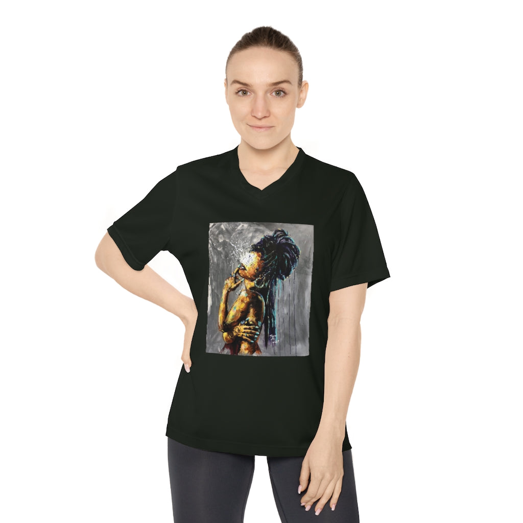 Naturally LVIII Women's Performance V-Neck T-Shirt