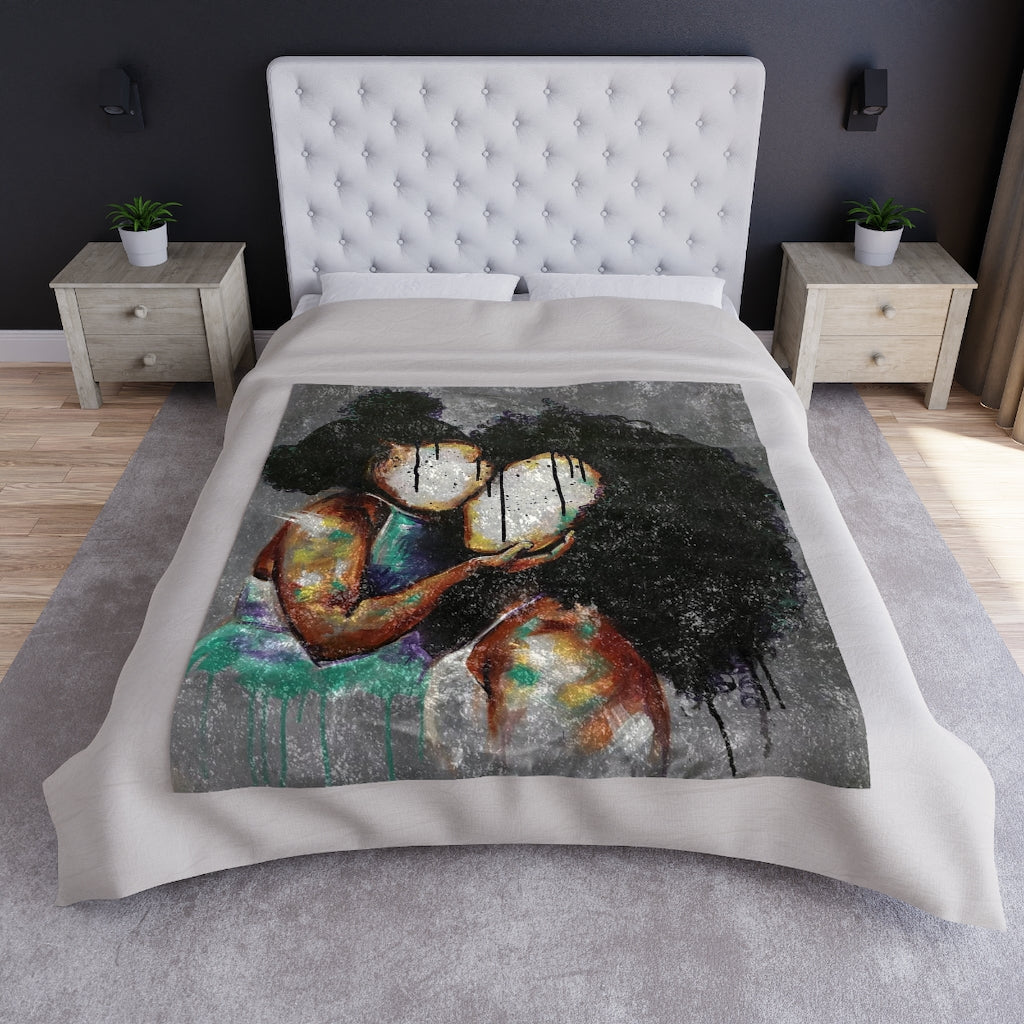 Naturally Maya Crushed Velvet Blanket