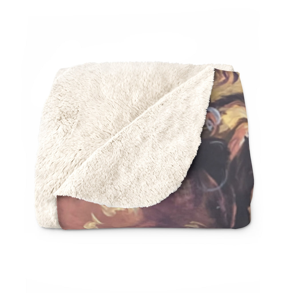 Naturally Nude IV Sherpa Fleece Blanket