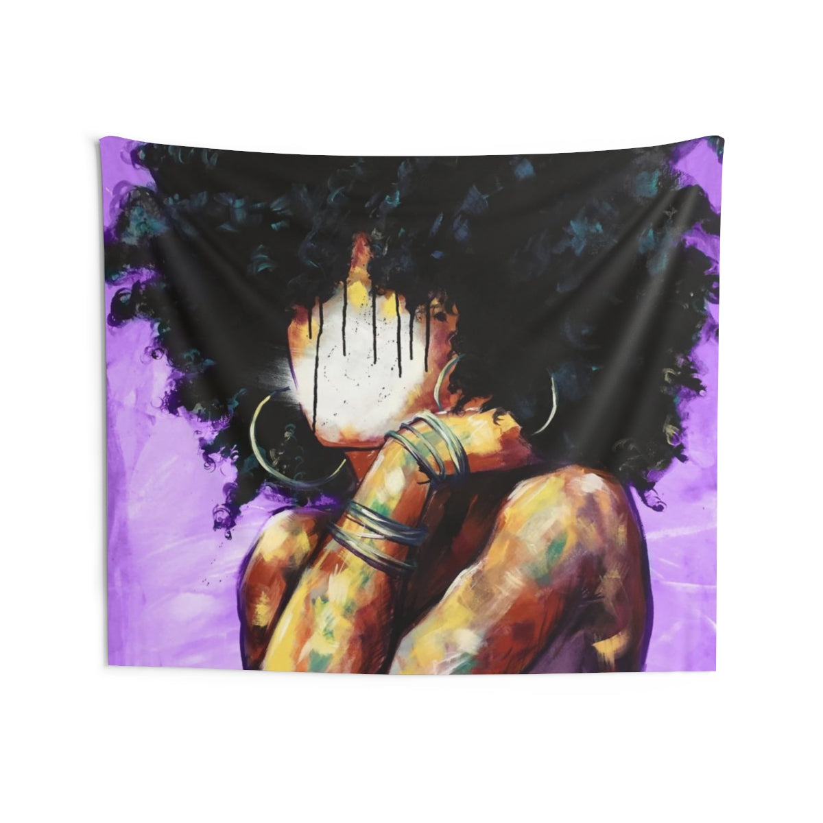 Naturally II PURPLE Indoor Wall Tapestries