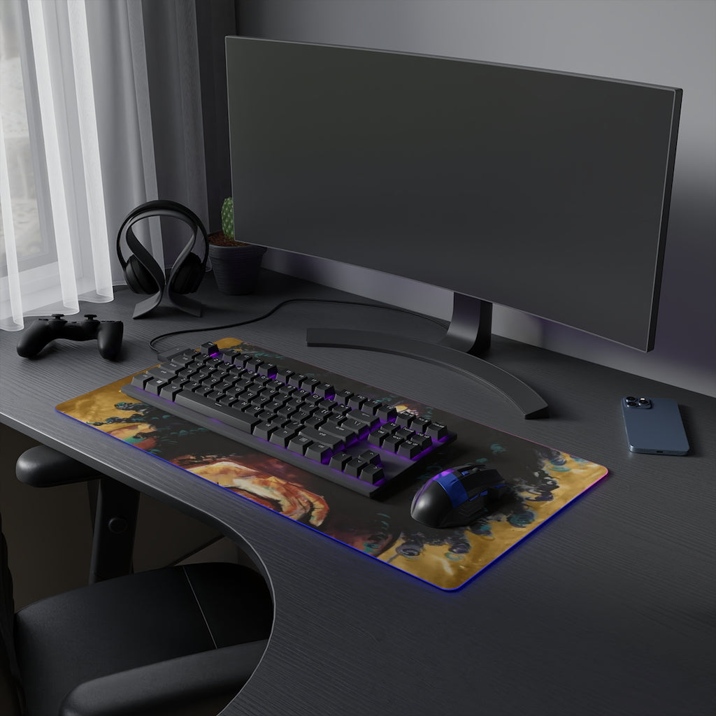 Naturally I GOLD LED Gaming Mouse Pad