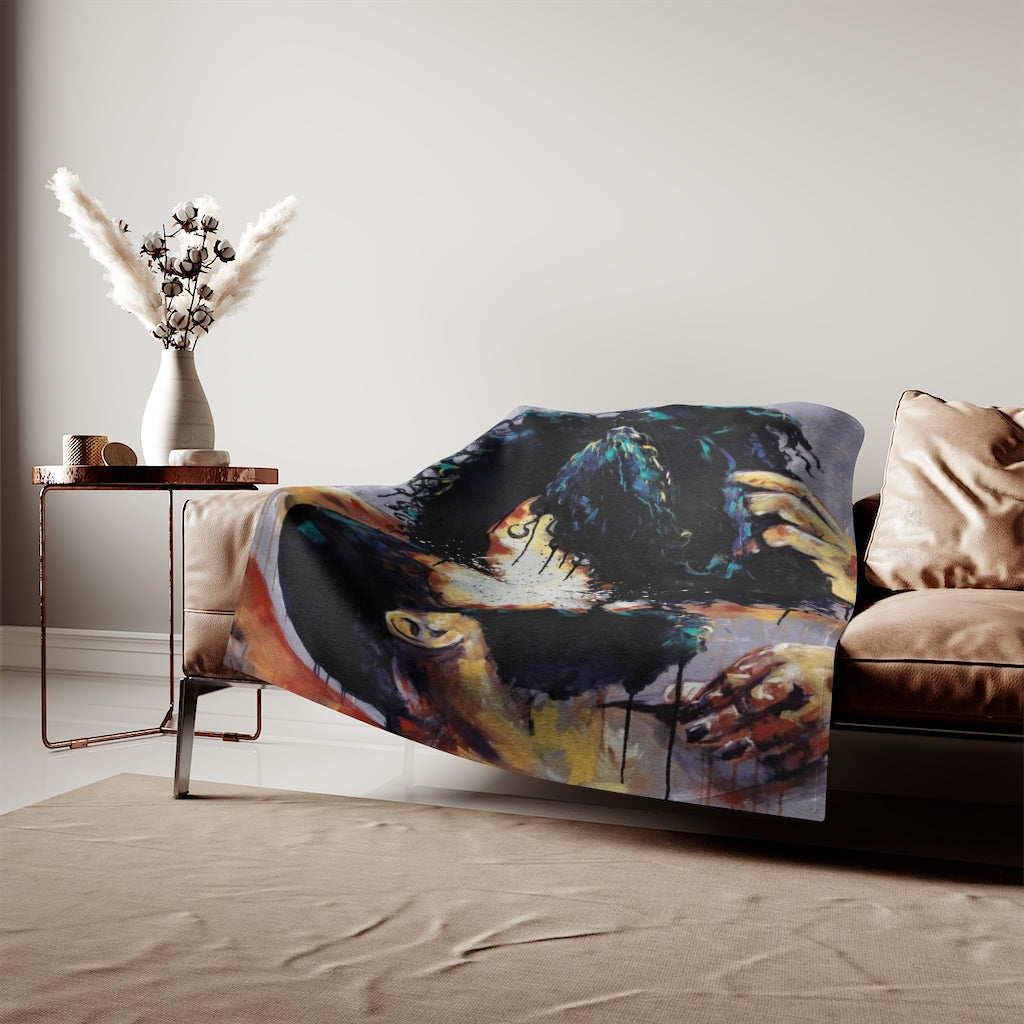 Naturally Black Love II Sweatshirt Blanket