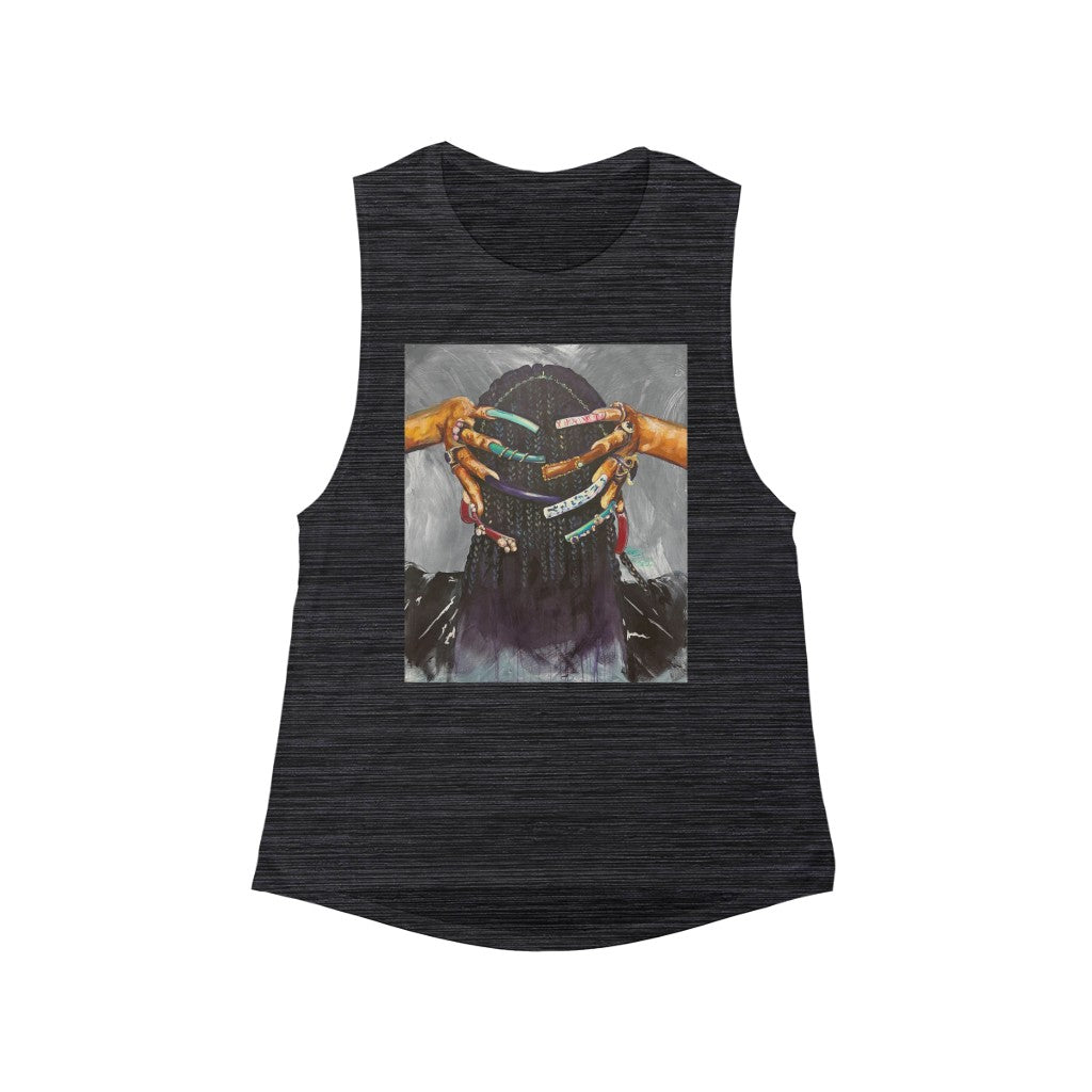 Naturally The Culture I Women's Flowy Scoop Muscle Tank
