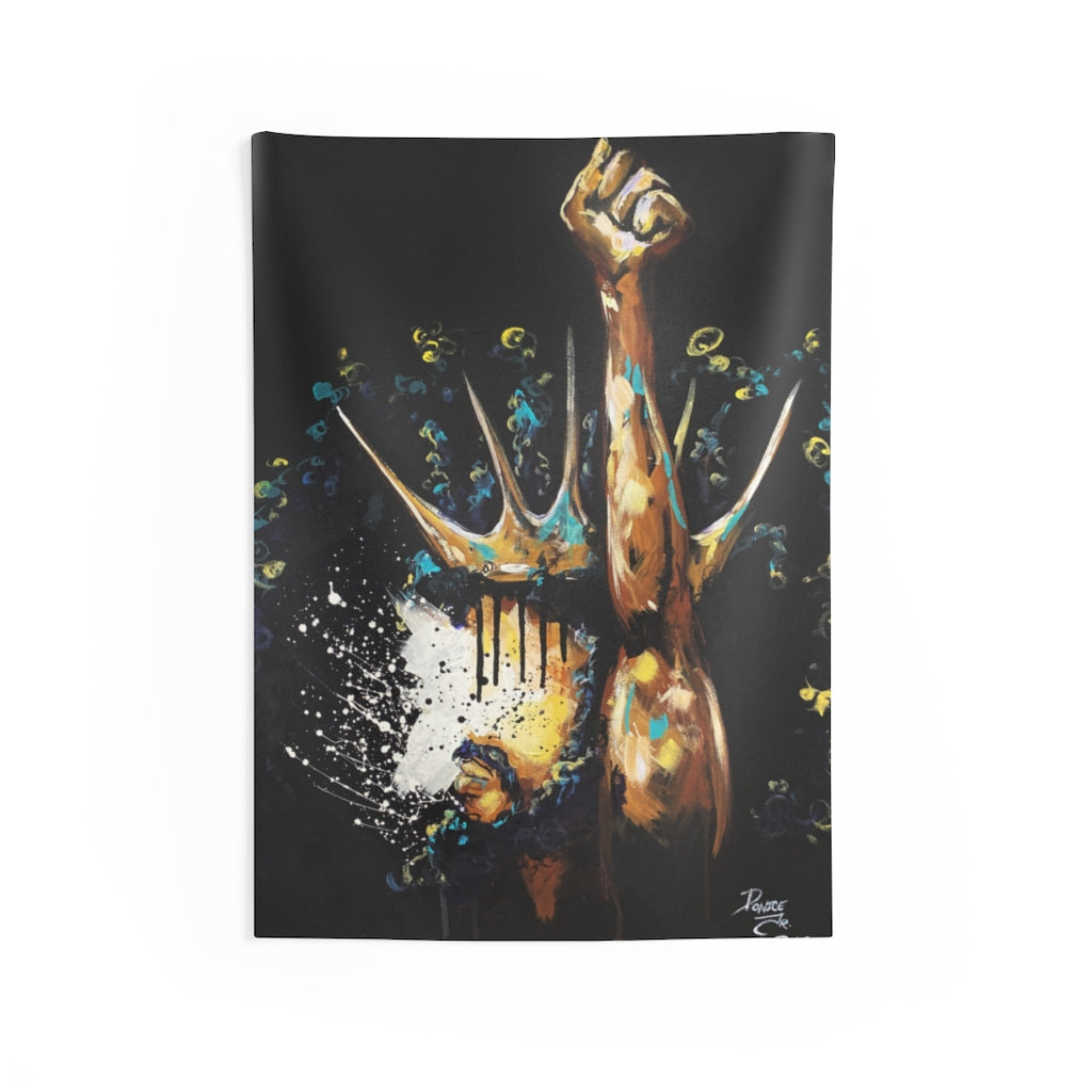 Naturally King Badu Indoor Wall Tapestries