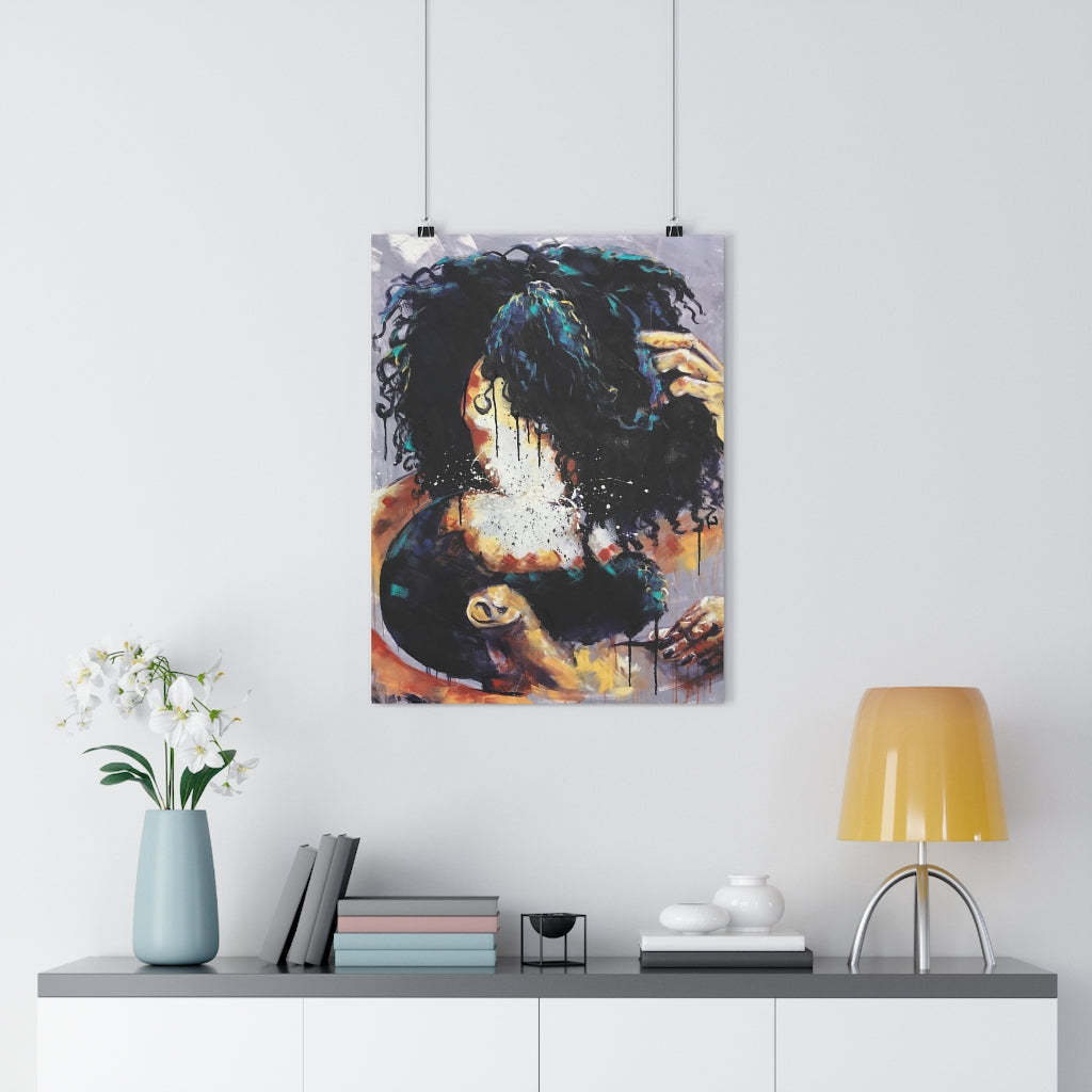Naturally Black Love II Giclée Art Print