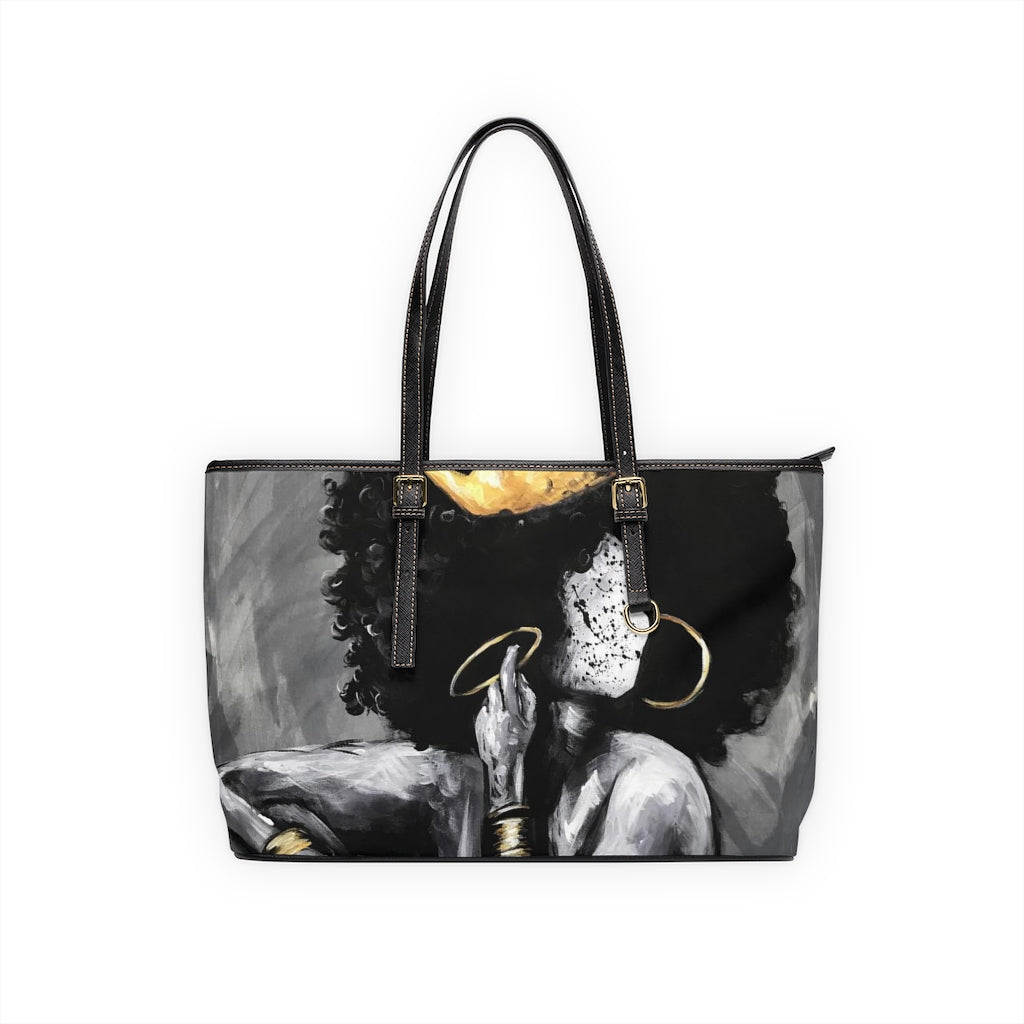 Naturally Queen VI Leather Shoulder Bag