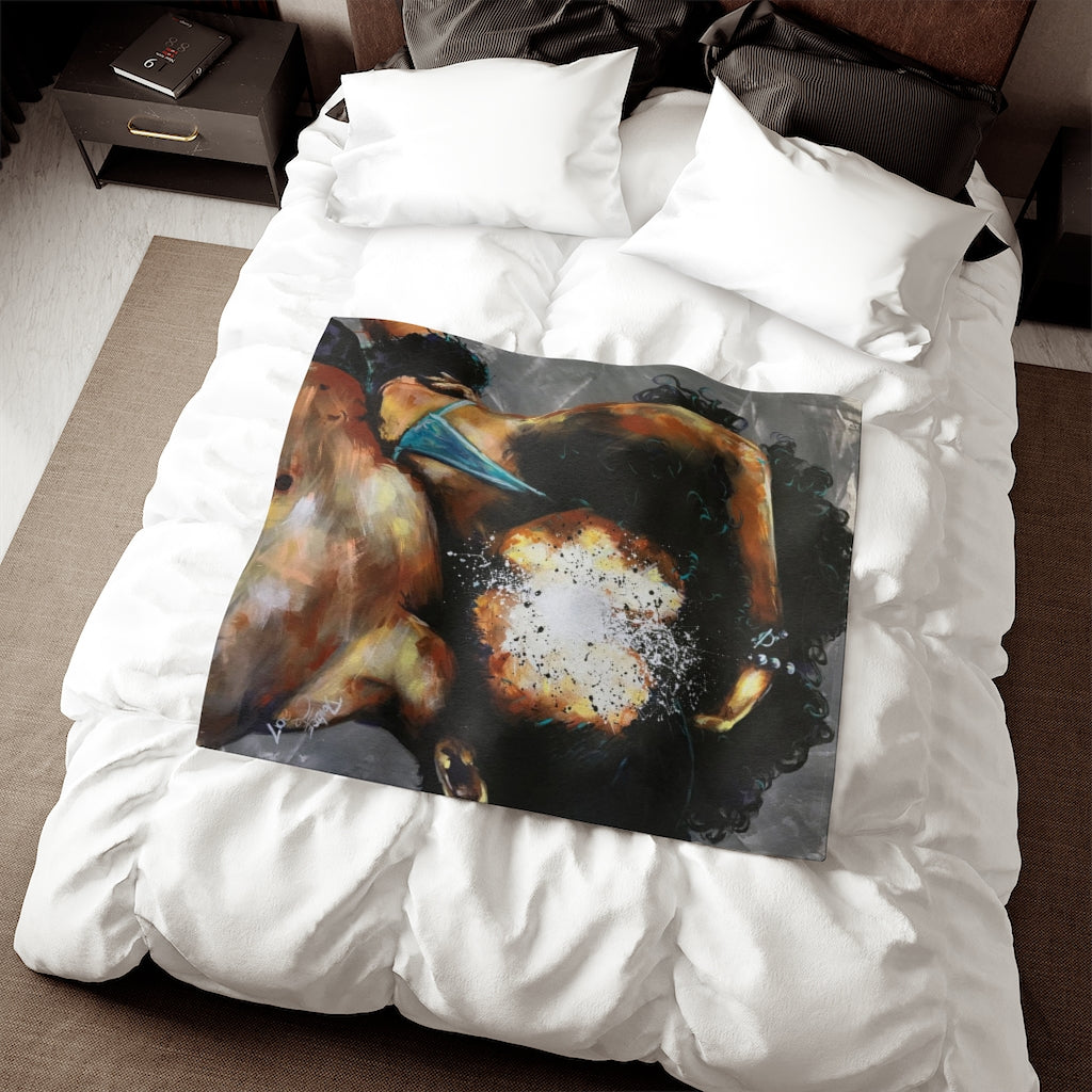 Naturally Black Love III Sweatshirt Blanket