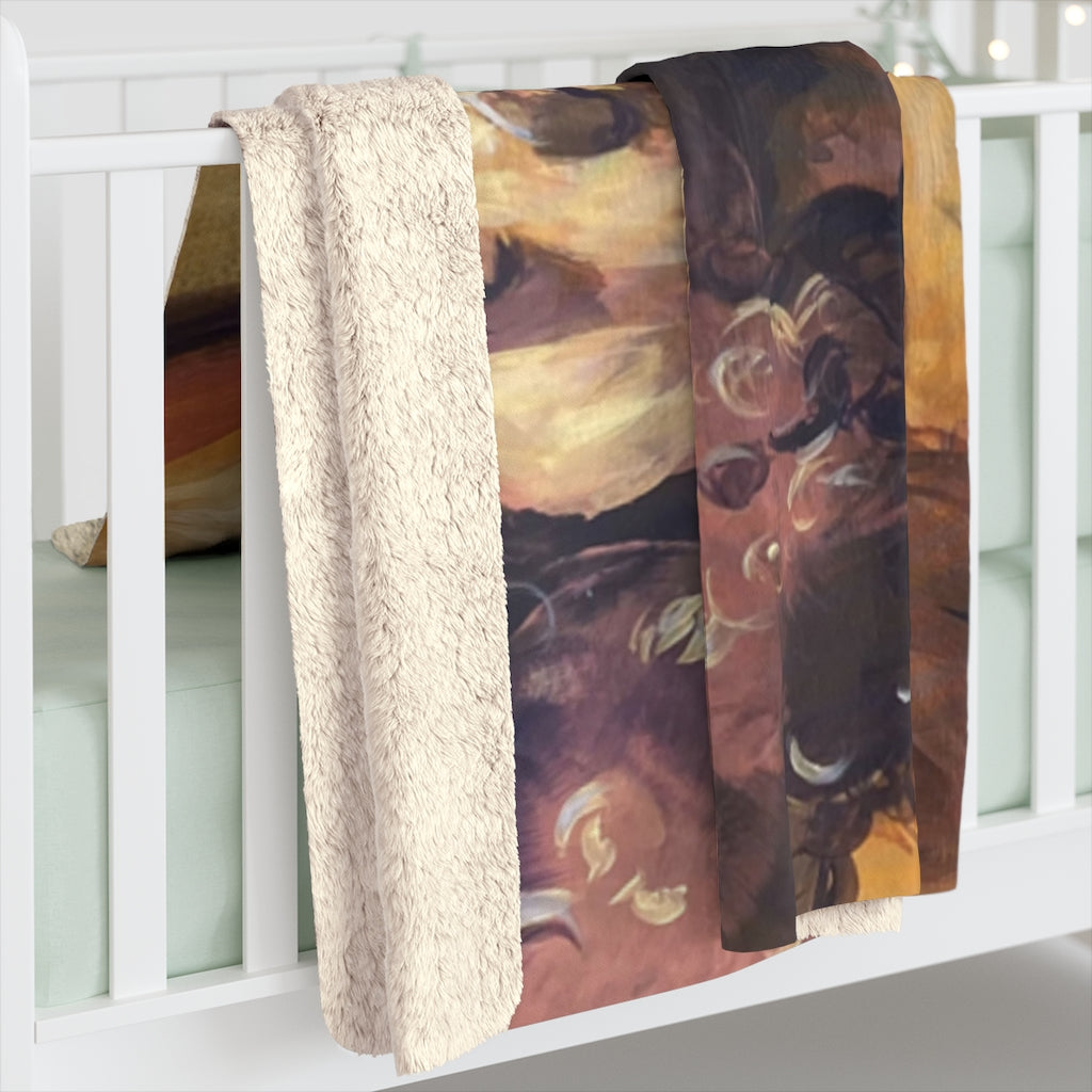 Naturally Nude IV Sherpa Fleece Blanket