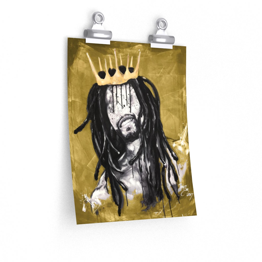 Naturally King II GOLD Premium Matte vertical posters