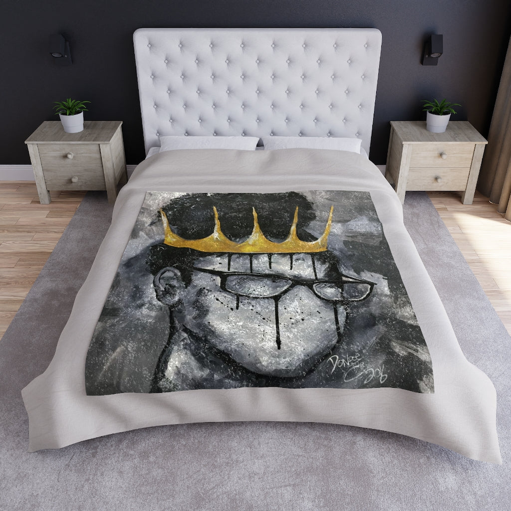 Naturally Queen II Crushed Velvet Blanket