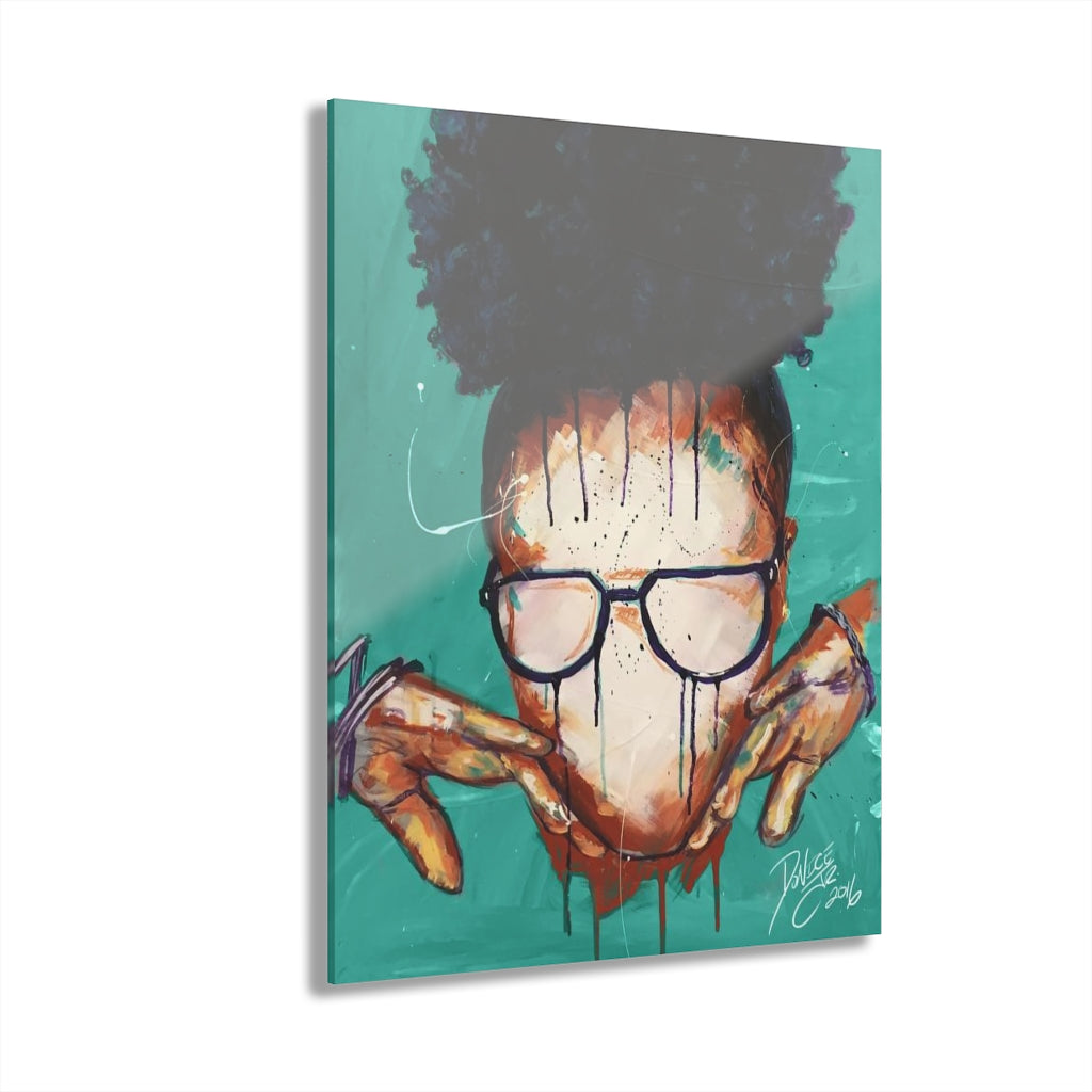 Naturally VIII TEAL Acrylic Prints (French Cleat Hanging)