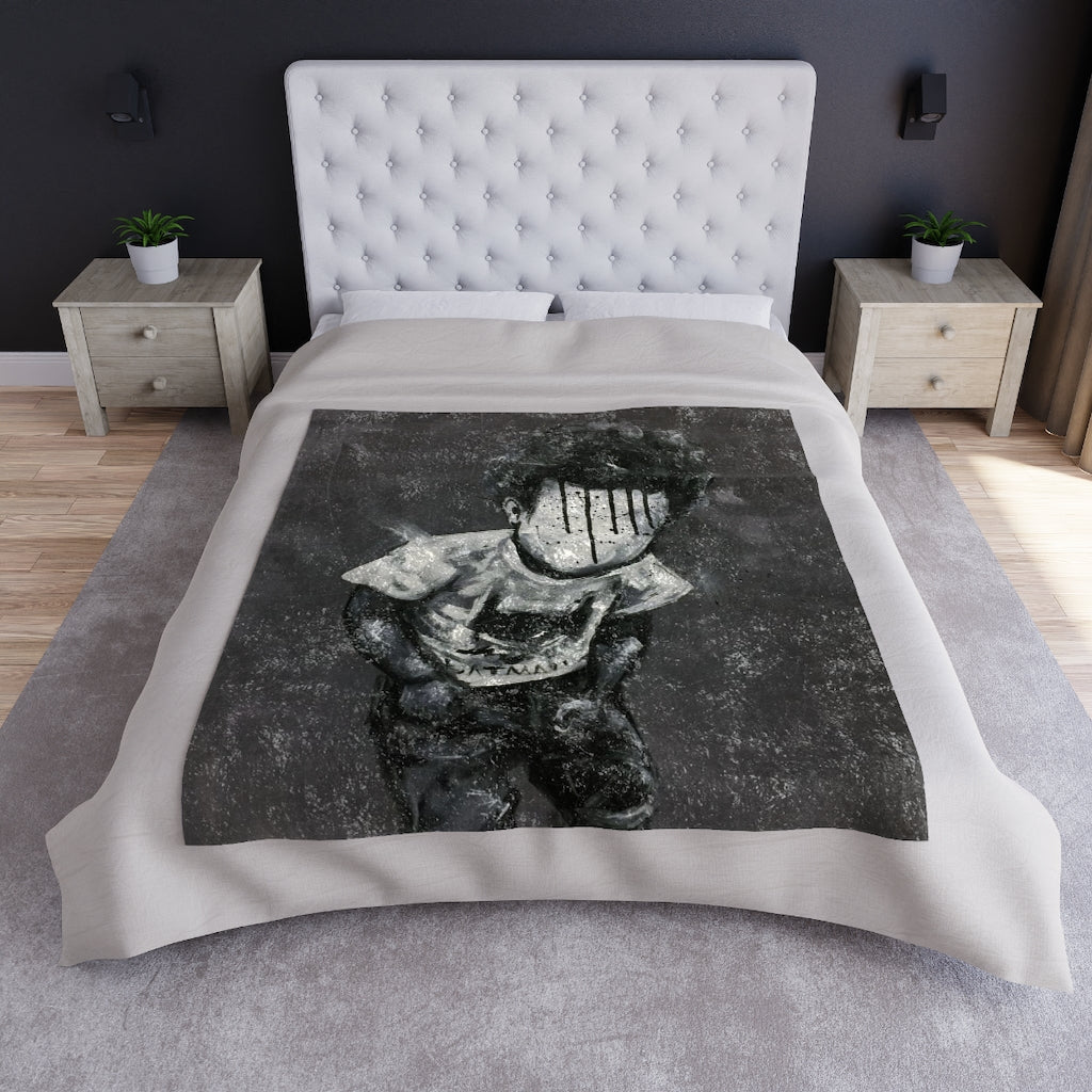 Matthew Crushed Velvet Blanket