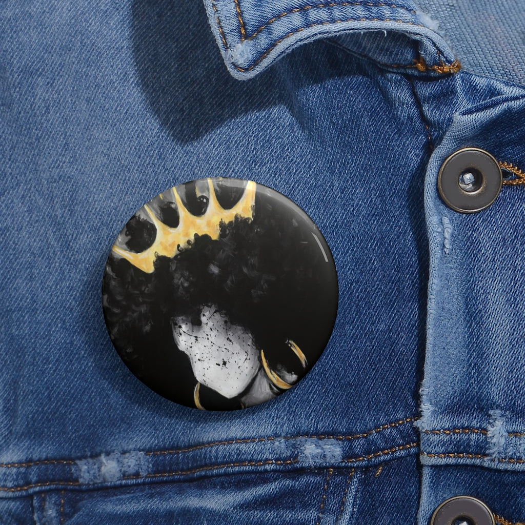Naturally Queen III Custom Pin Buttons