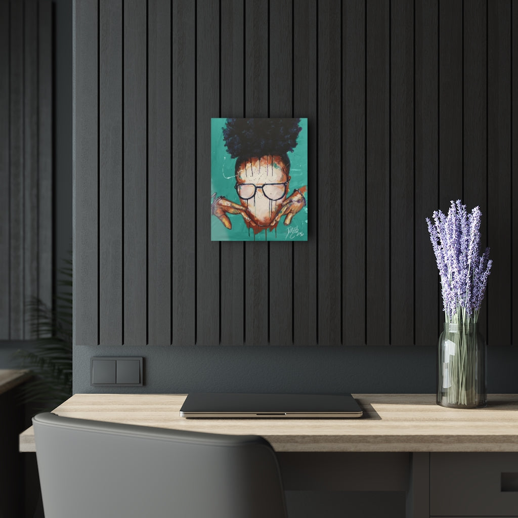 Naturally VIII TEAL Acrylic Prints (French Cleat Hanging)