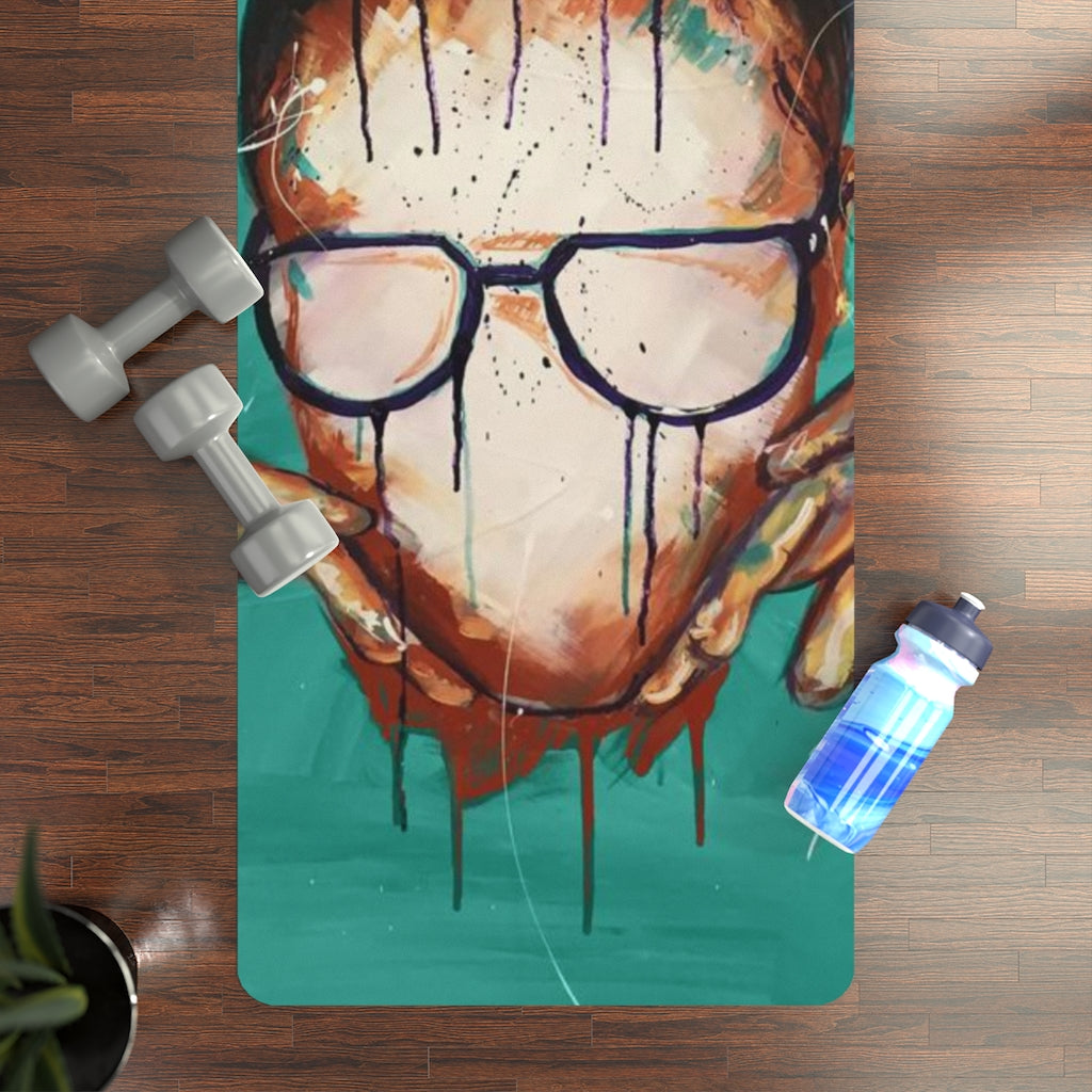 Naturally VIII TEAL Rubber Yoga Mat