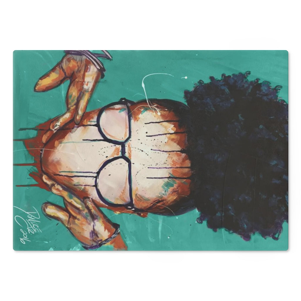 Naturally VIII TEAL Cutting Board