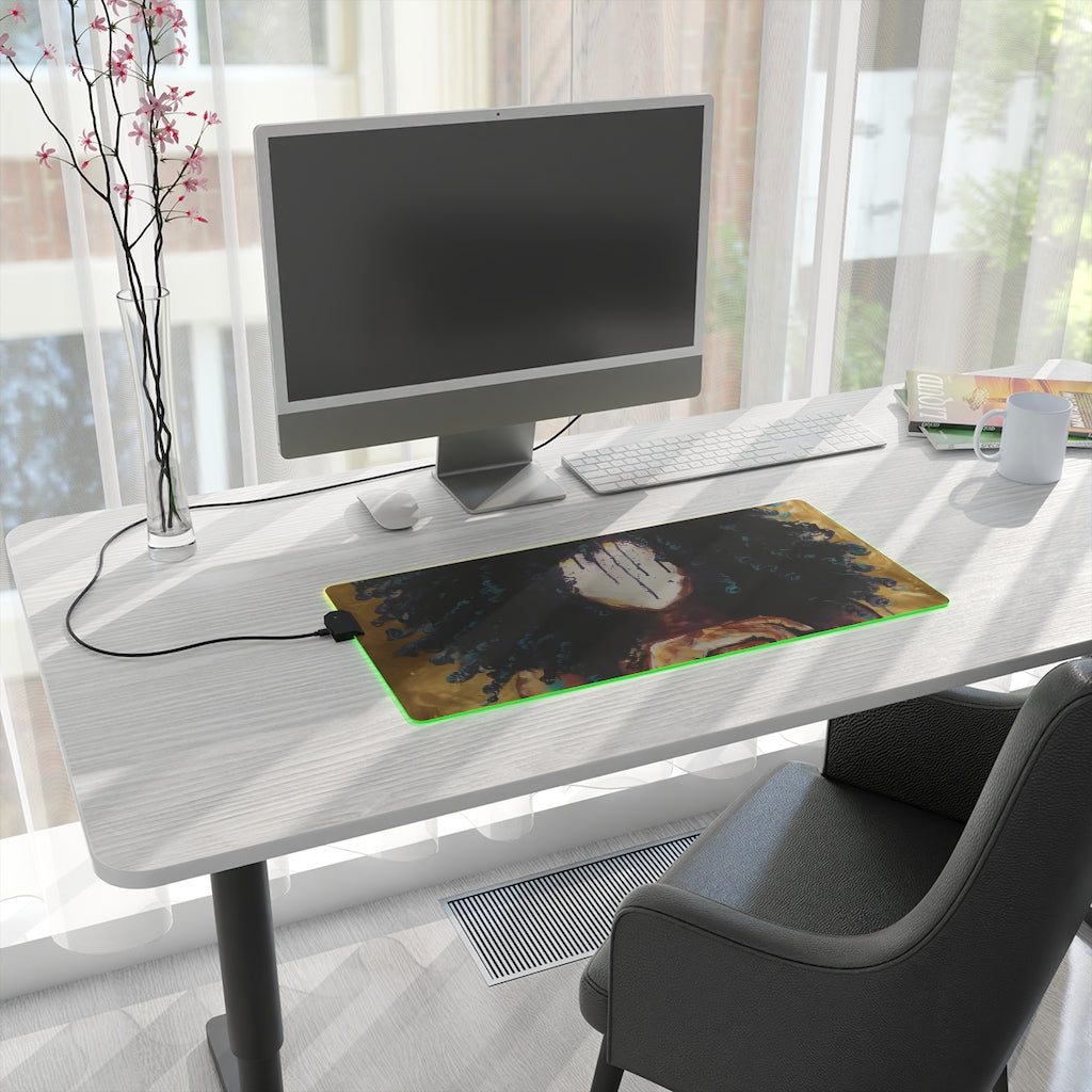 Naturally I GOLD LED Gaming Mouse Pad