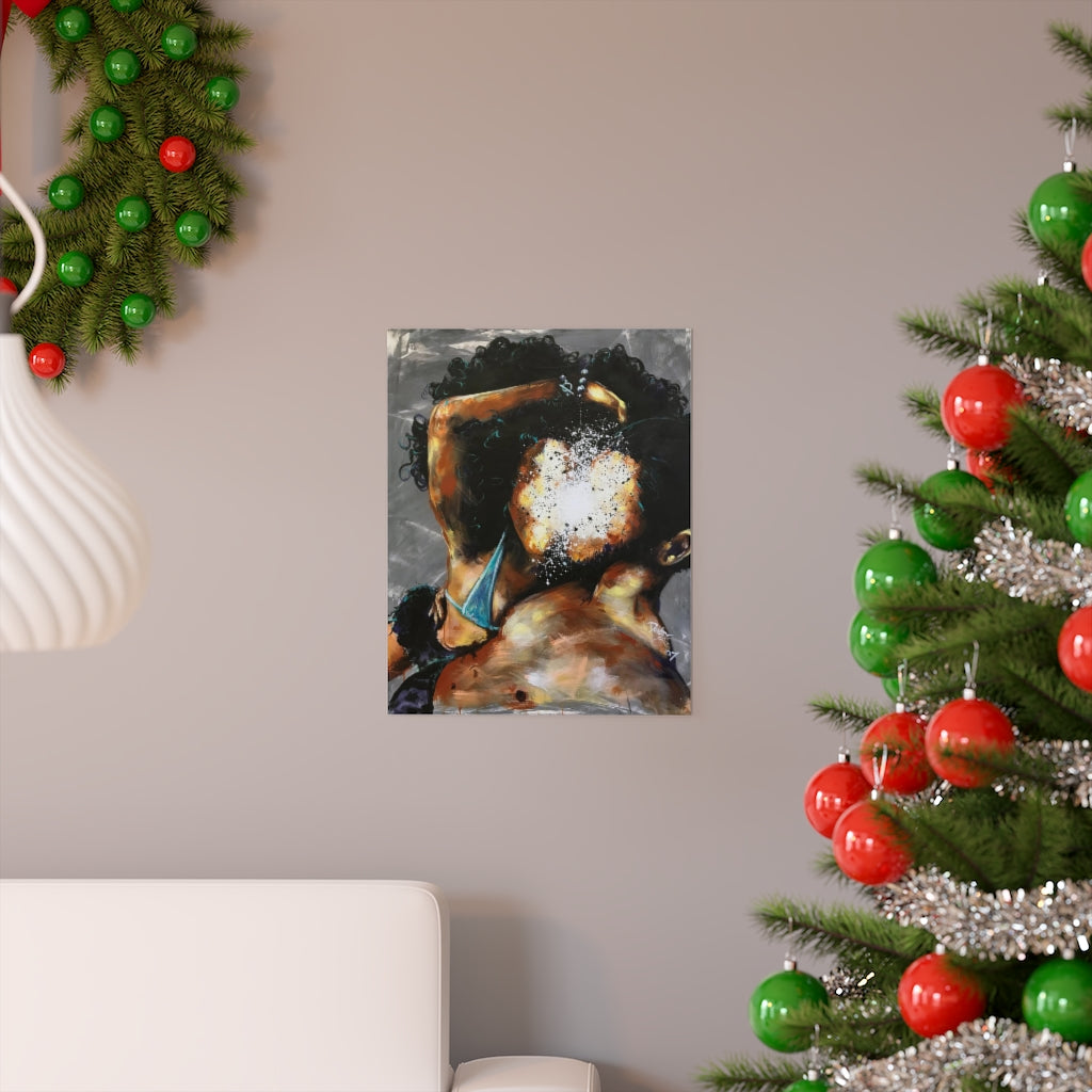 Naturally Black Love III Premium Matte vertical posters