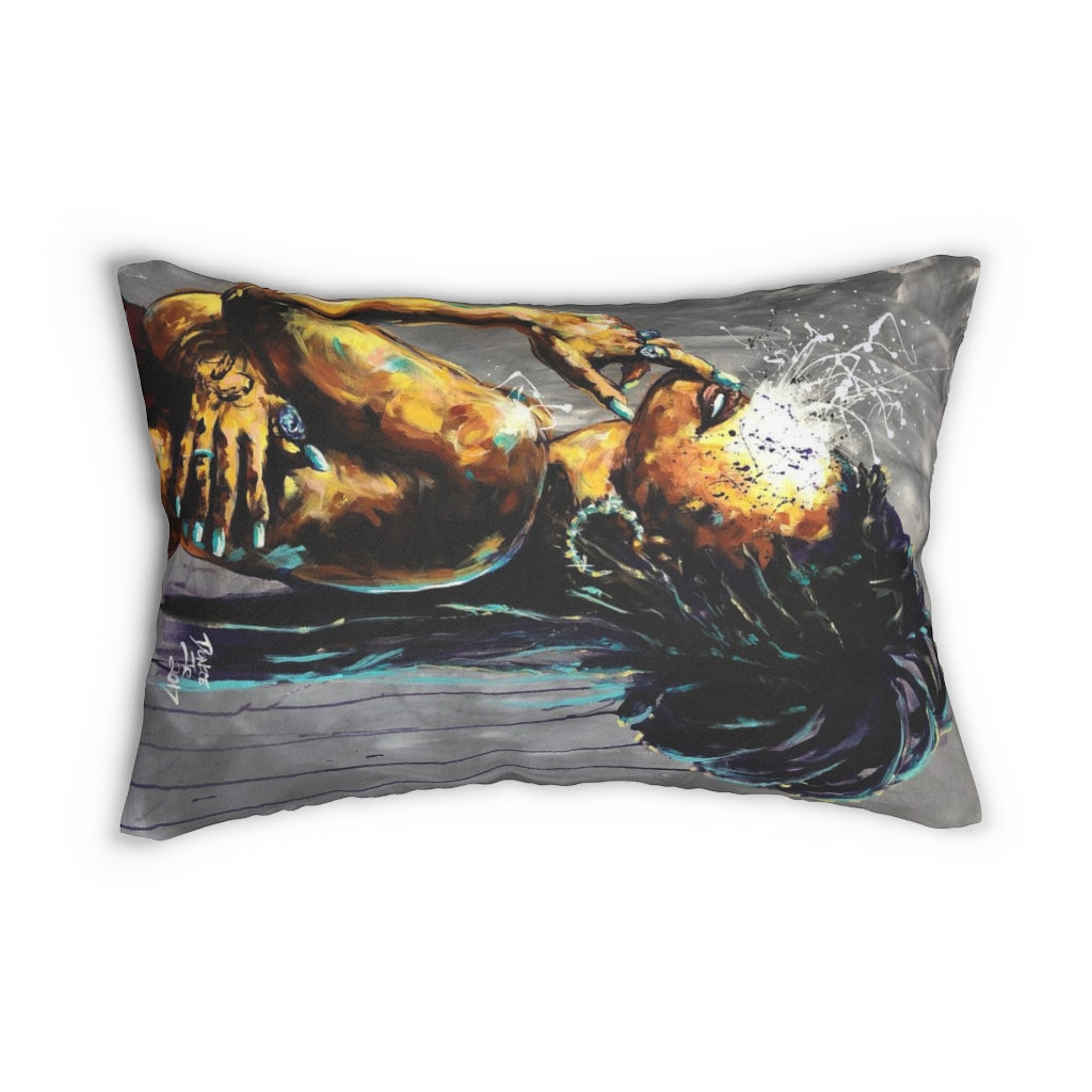 Naturally LVIII Spun Polyester Lumbar Pillow