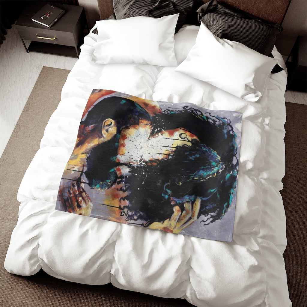 Naturally Black Love II Sweatshirt Blanket