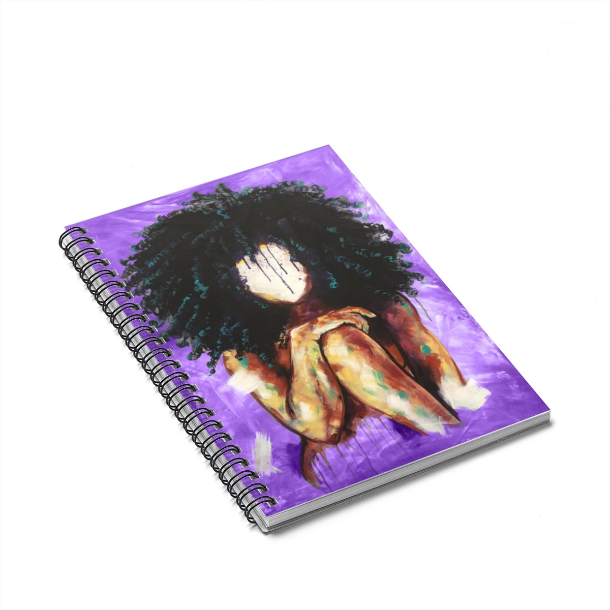 Naturally I PURPLE Spiral Notebook - Ruled Line