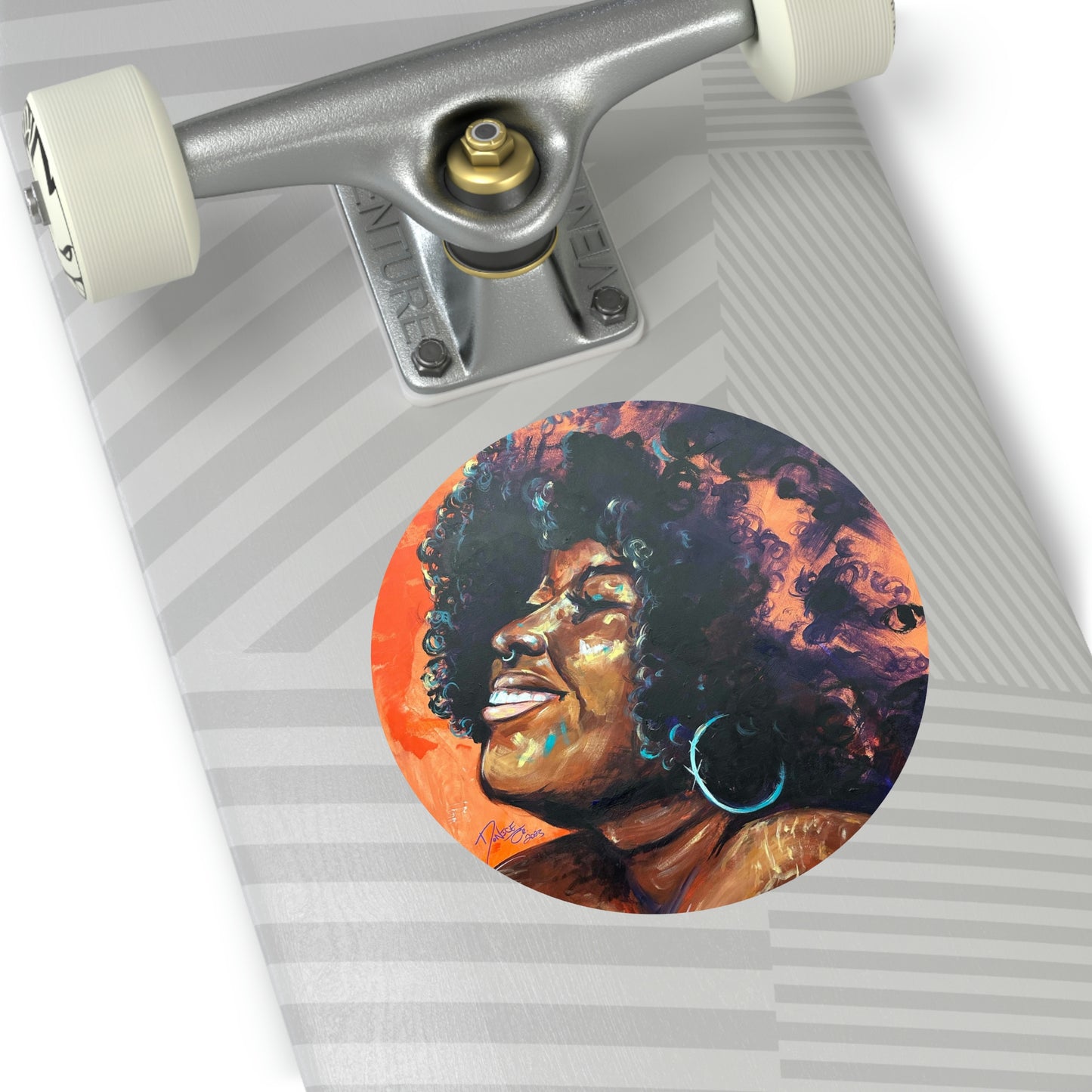 Naturally Stephanie Round Vinyl Stickers