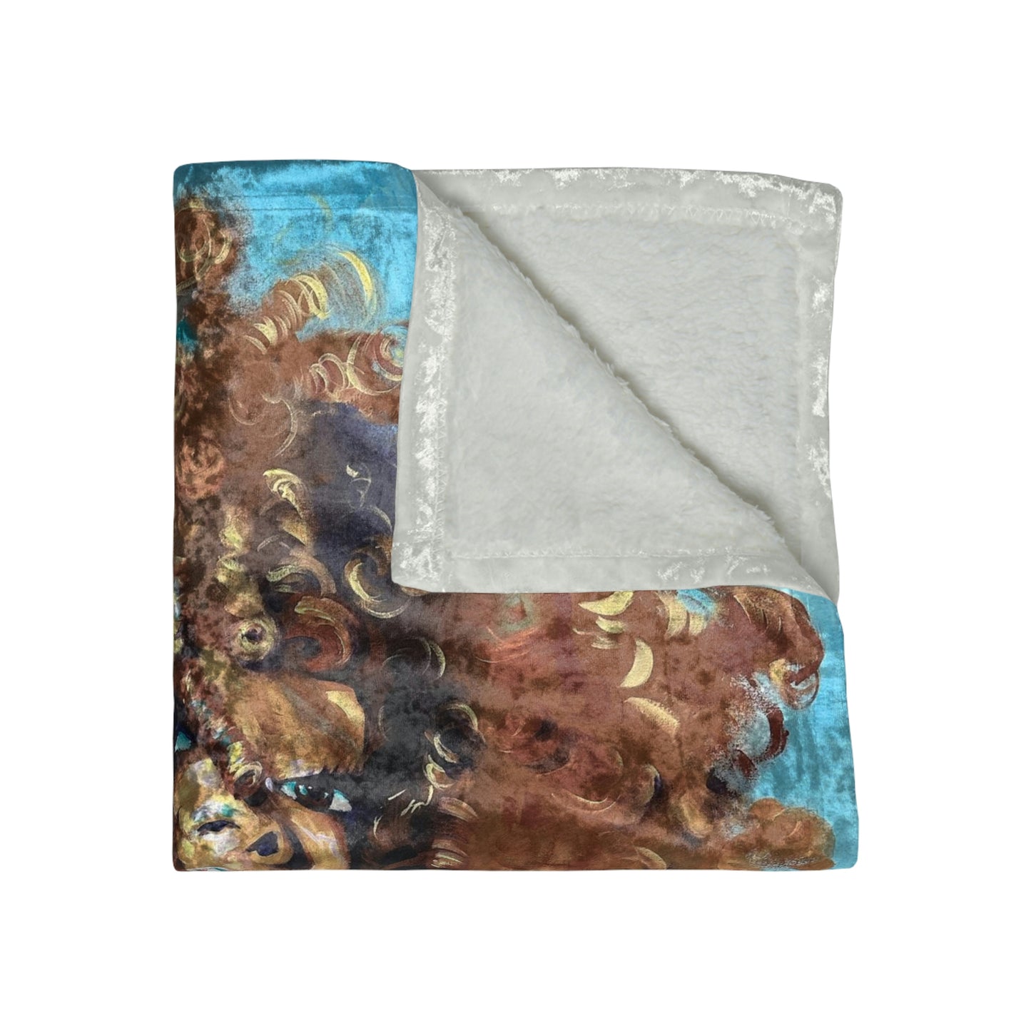 Naturally Navaeyeh Crushed Velvet Blanket